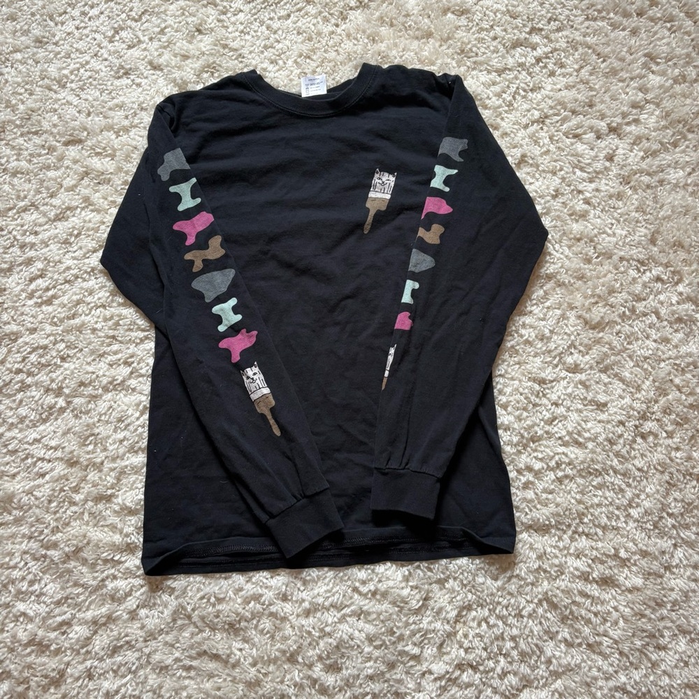 Ripndip Black Long Sleeve Tee. Size S.